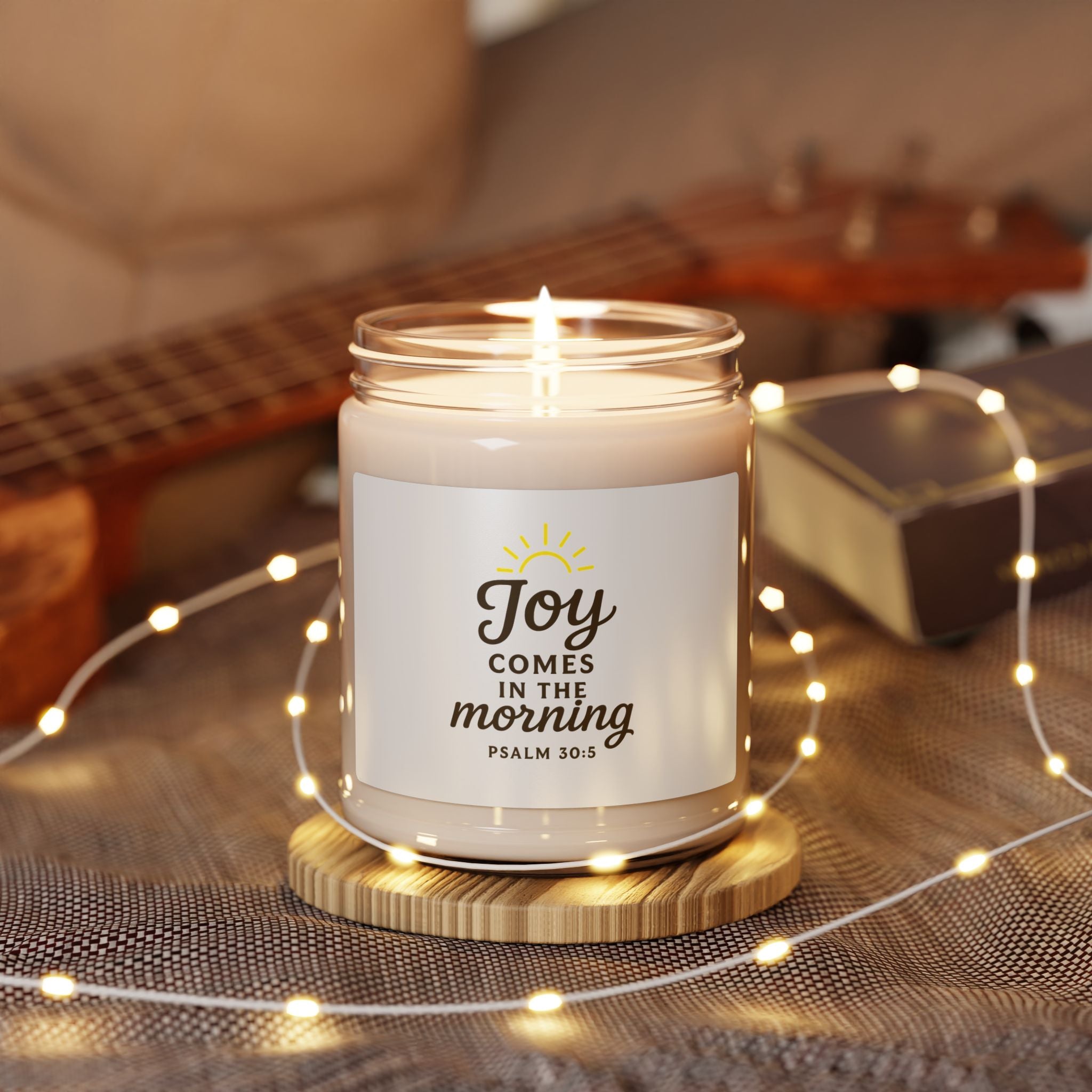 Joyful Morning Scented Soy Candle - Uplifting Home Decor, Relaxing Gift for Her, Inspirational Candle, Self-Care Essential, Candle for [...]