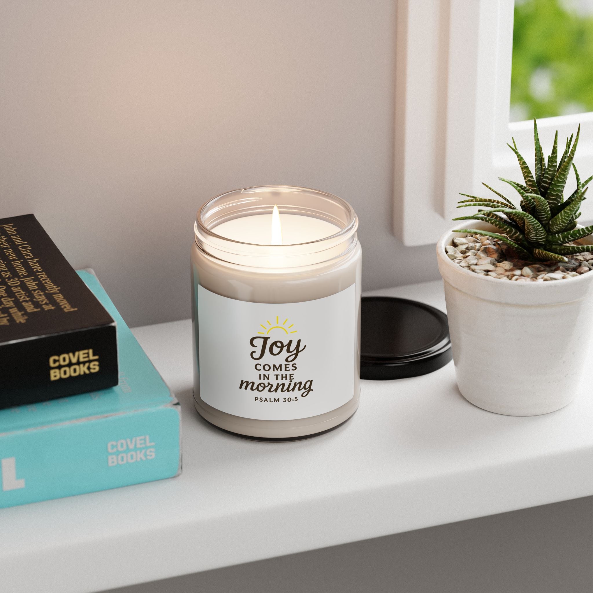 Joyful Morning Scented Soy Candle - Uplifting Home Decor, Relaxing Gift for Her, Inspirational Candle, Self-Care Essential, Candle for [...]