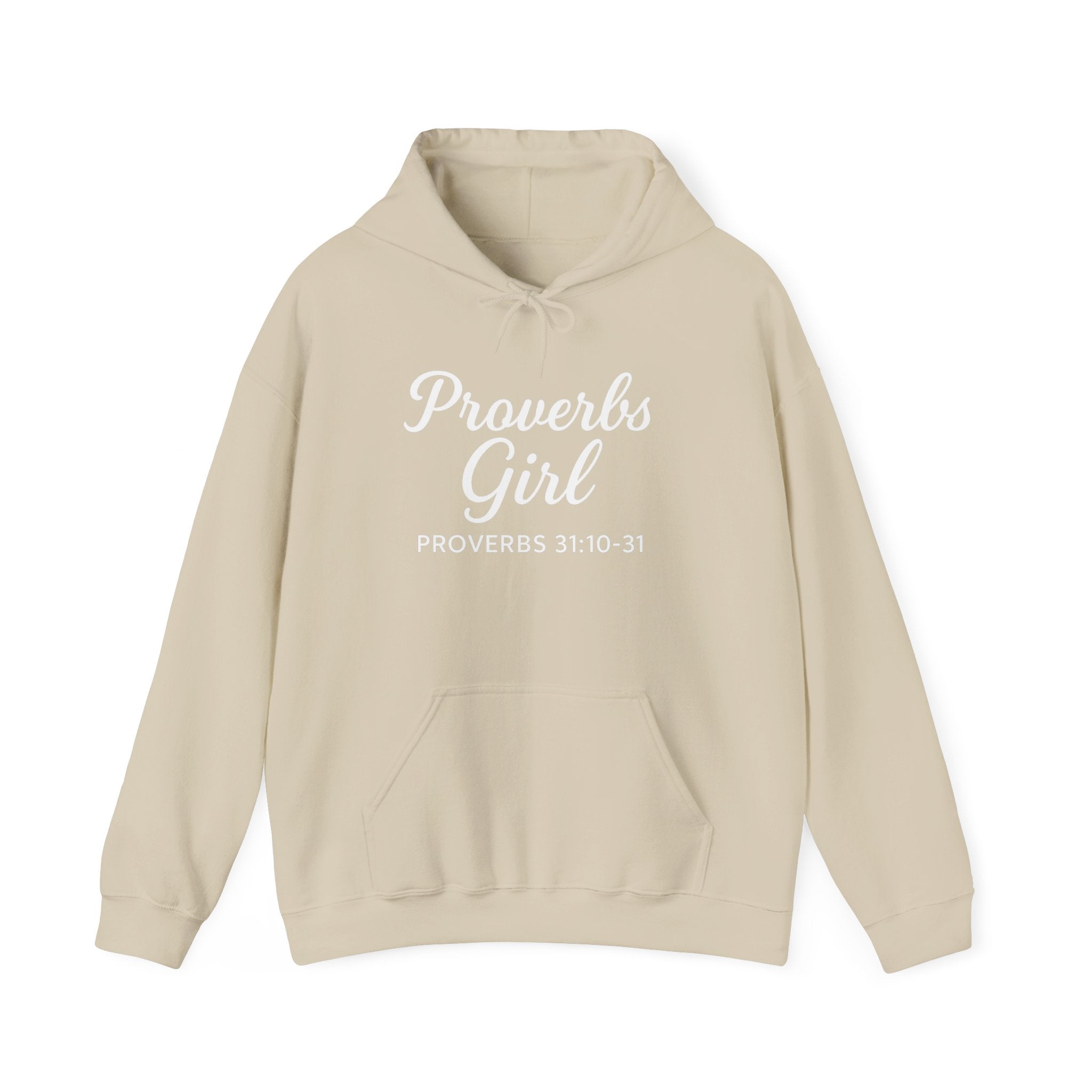 Proverbs Girl Hoodie – Proverbs 31:10–31 Cozy Unisex Hoodie for Everyday Comfort, Personalized Sweatshirt, Gift for Her, Casual Wear, Winter Wardrobe Essential
