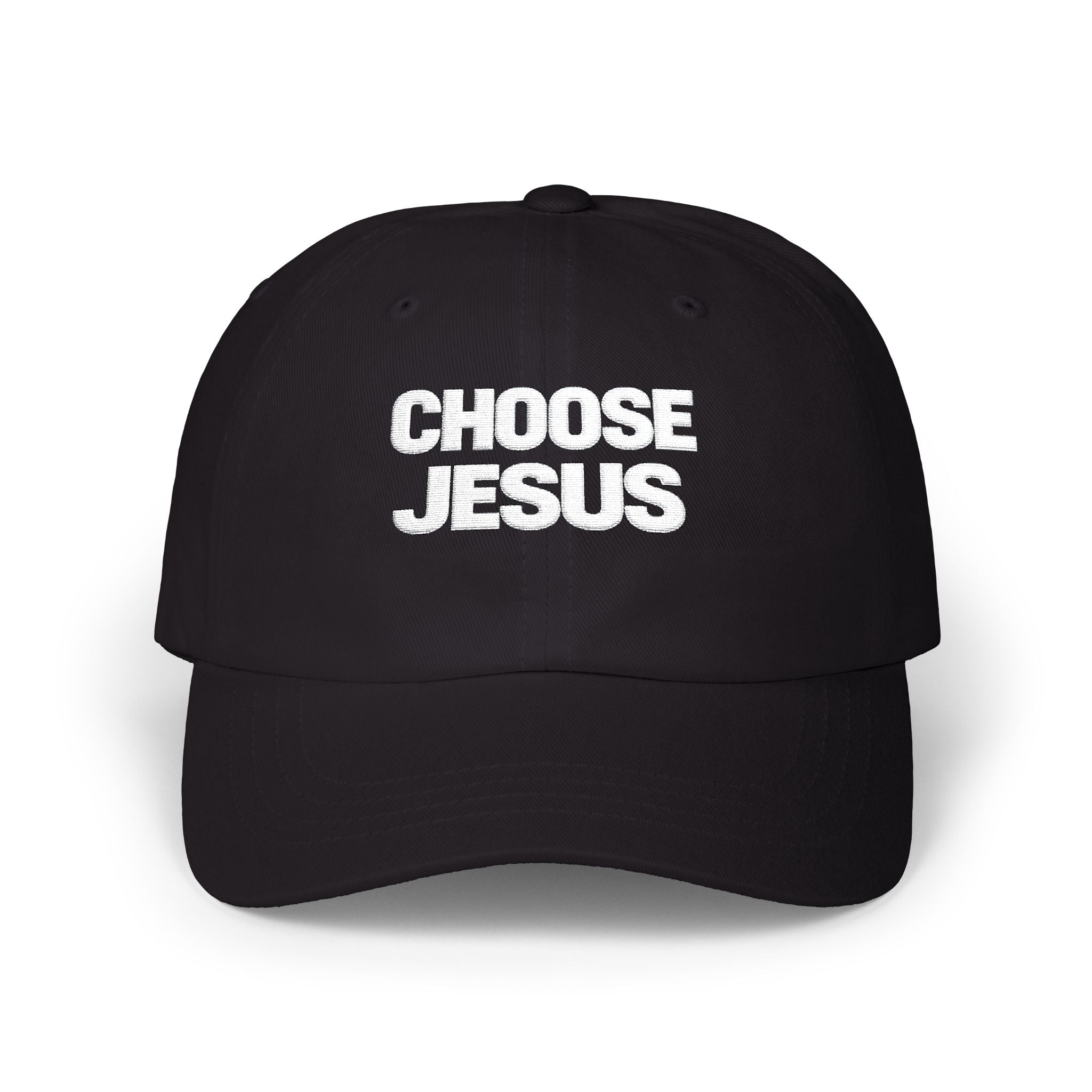Camo "Choose Jesus" Dad Cap — Faith-Based Trucker Hat for Men & Women