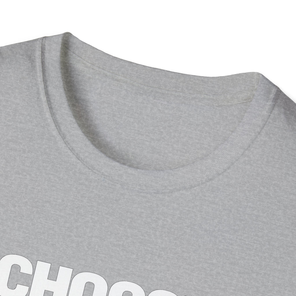 Choose Jesus T-Shirt — Subtle White Faith Graphic Tee