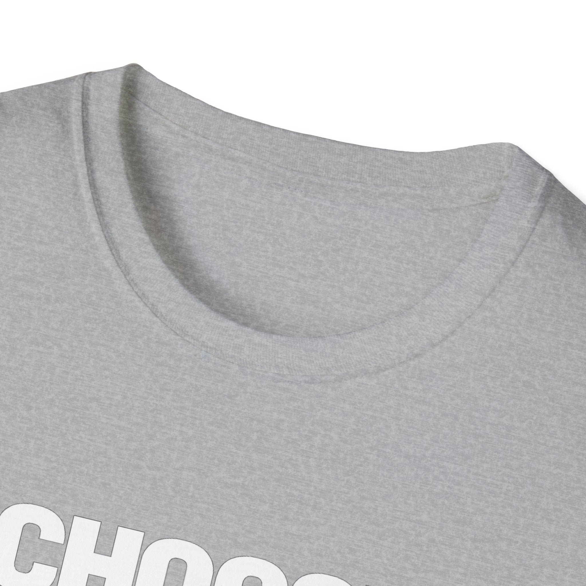 Choose Jesus T-Shirt — Subtle White Faith Graphic Tee