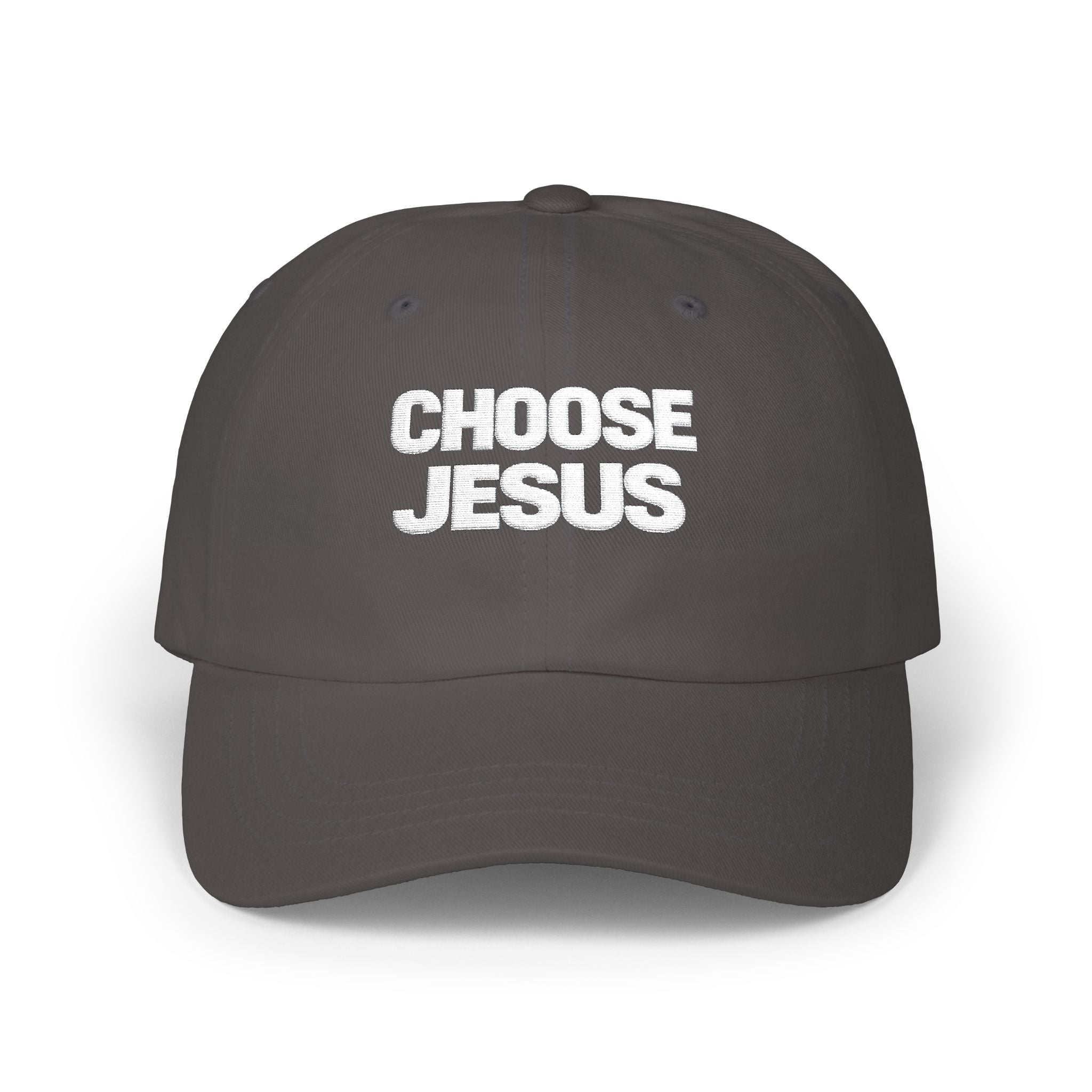 Camo "Choose Jesus" Dad Cap — Faith-Based Trucker Hat for Men & Women
