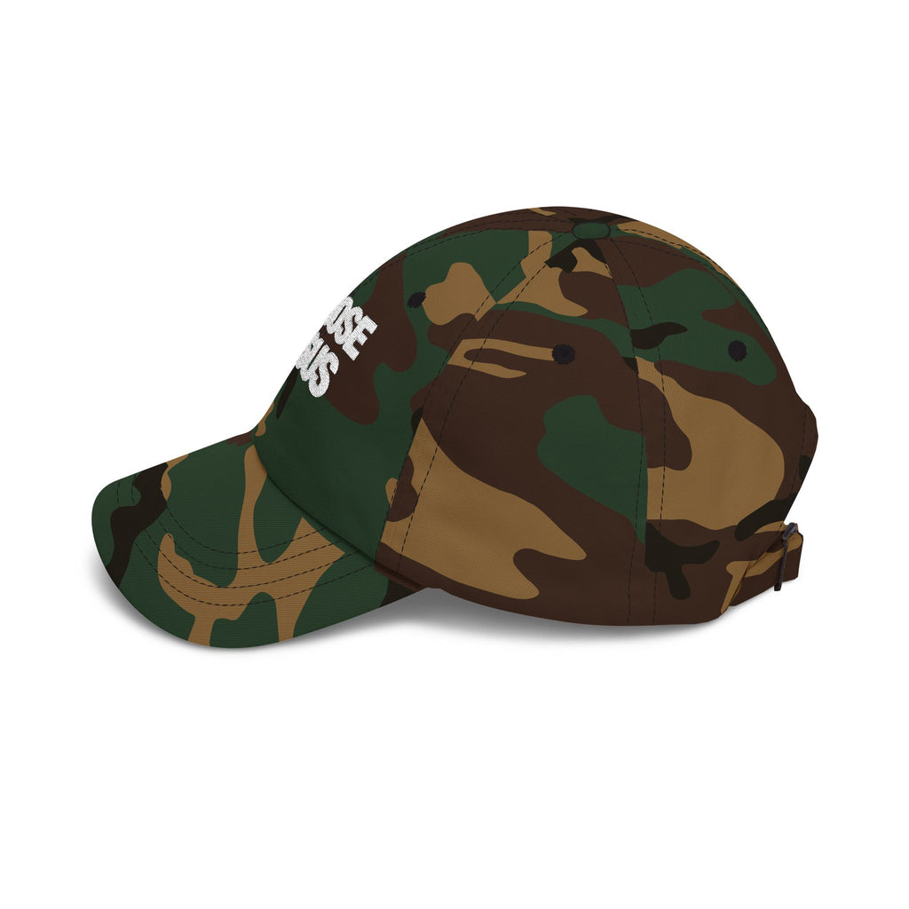 Camo "Choose Jesus" Dad Cap — Faith-Based Trucker Hat for Men & Women