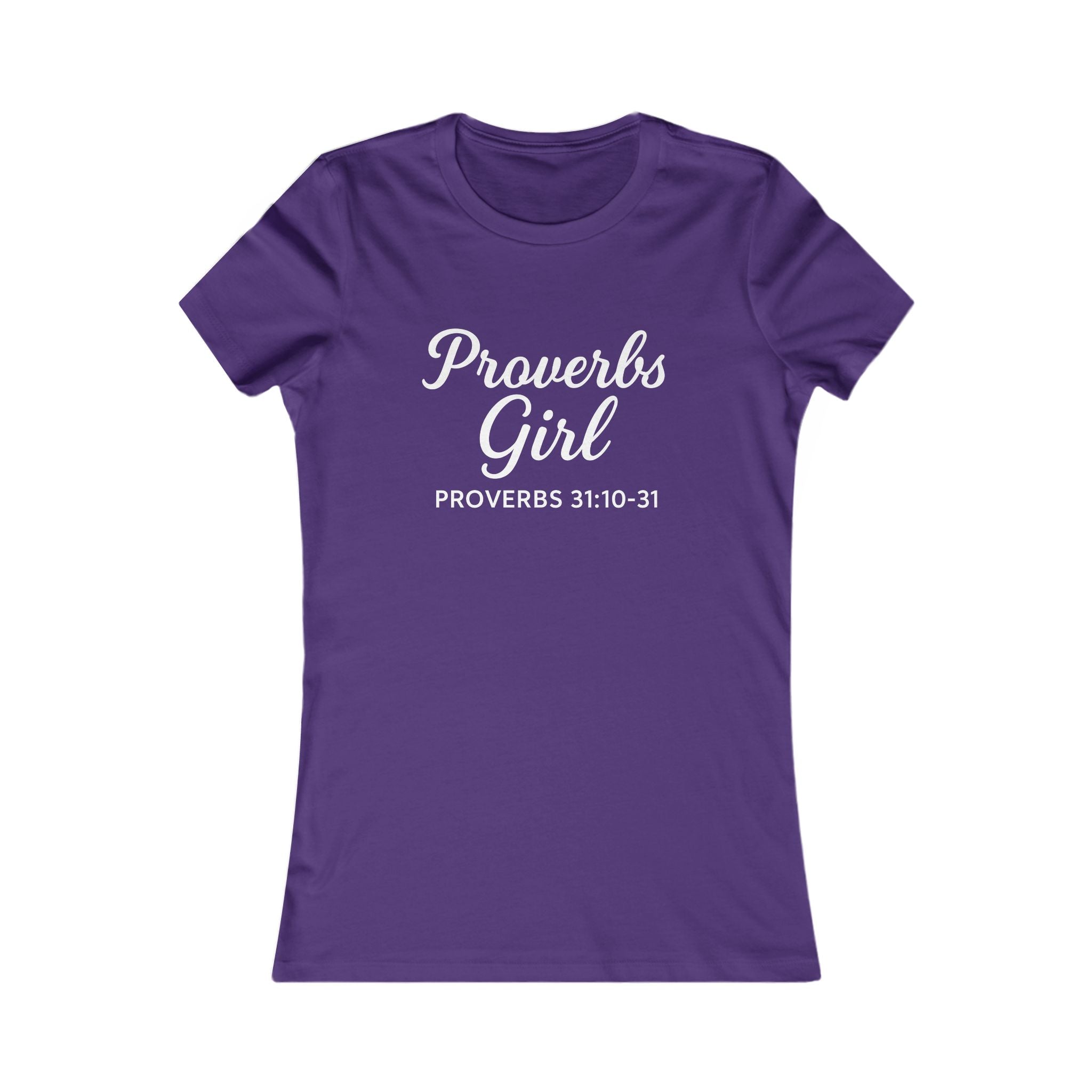 Proverbs Girl Tee, Women's Inspirational T-Shirt, Faith-Based Apparel, Christian Gift, Casual Wear