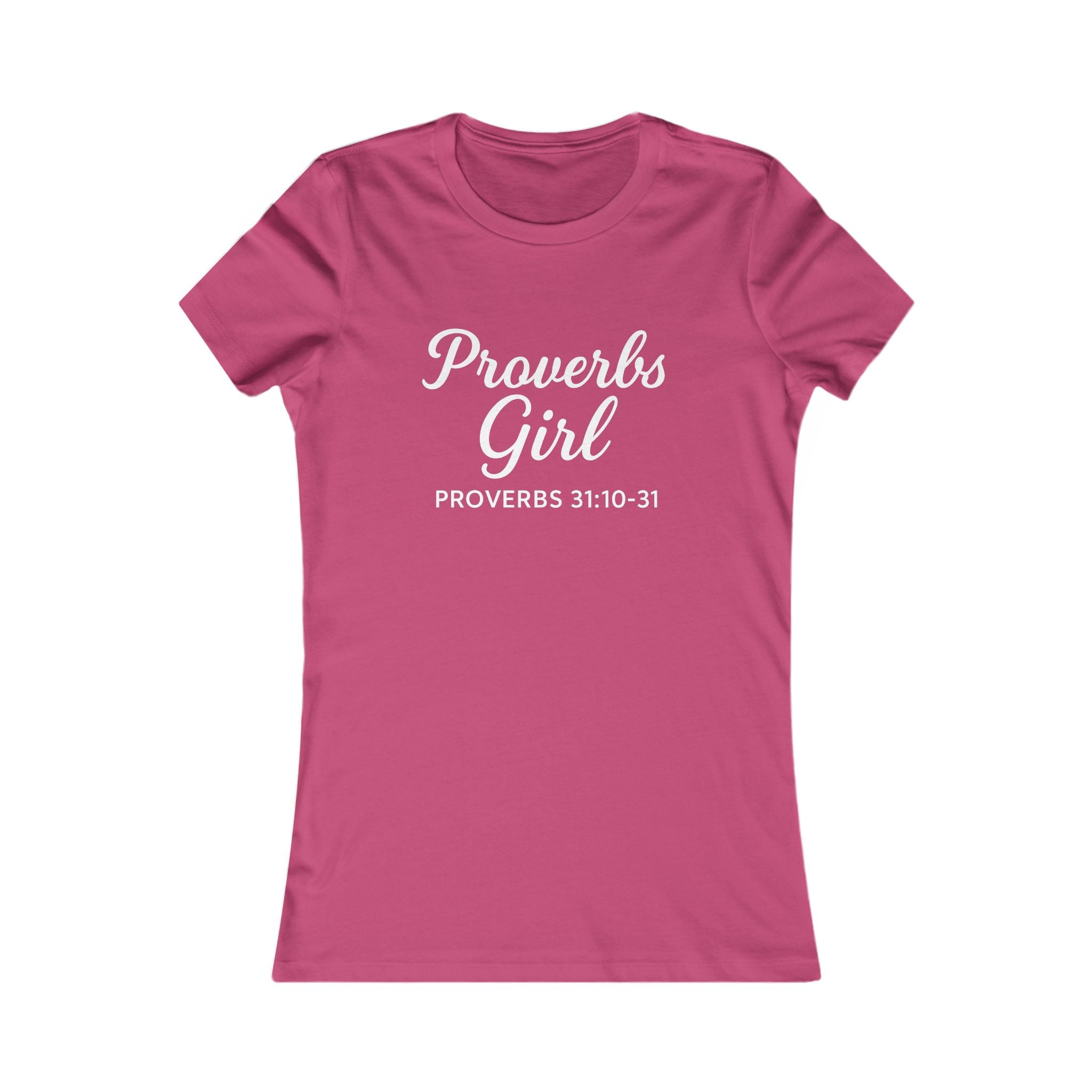 Proverbs Girl Tee, Women's Inspirational T-Shirt, Faith-Based Apparel, Christian Gift, Casual Wear