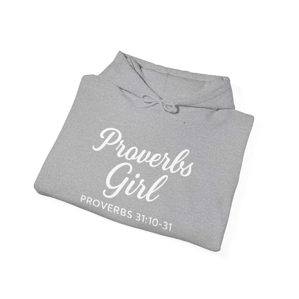 Proverbs Girl Hoodie – Proverbs 31:10–31 Cozy Unisex Hoodie for Everyday Comfort, Personalized Sweatshirt, Gift for Her, Casual Wear, Winter Wardrobe Essential
