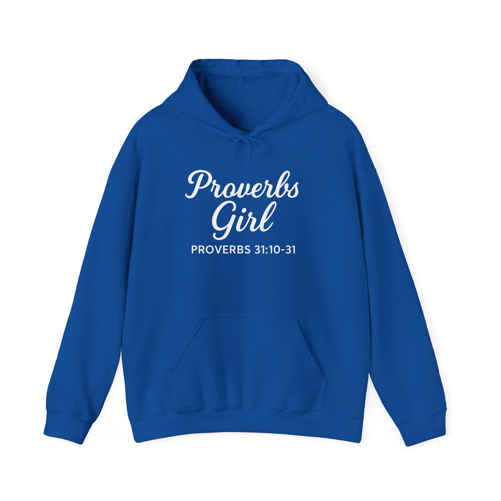 Proverbs Girl Hoodie – Proverbs 31:10–31 Cozy Unisex Hoodie for Everyday Comfort, Personalized Sweatshirt, Gift for Her, Casual Wear, Winter Wardrobe Essential