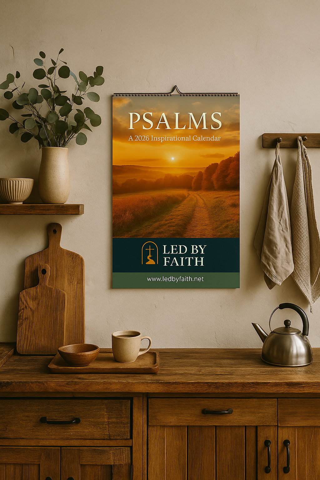 Psalms 2026 Inspirational Wall Calendar — Scripture Monthly Calendar (Psalm 118:29)