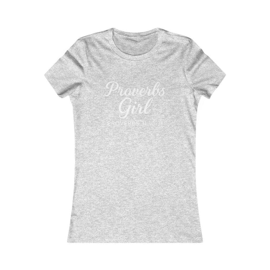 Proverbs Girl Tee, Women's Inspirational T-Shirt, Faith-Based Apparel, Christian Gift, Casual Wear