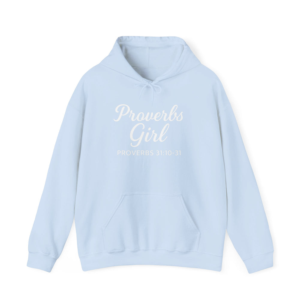 Proverbs Girl Hoodie – Proverbs 31:10–31 Cozy Unisex Hoodie for Everyday Comfort, Personalized Sweatshirt, Gift for Her, Casual Wear, Winter Wardrobe Essential