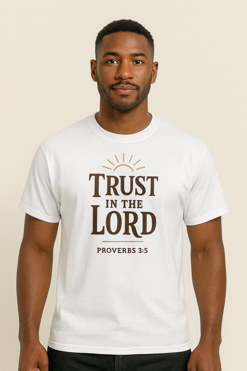 Trust in the Lord T-Shirt – Proverbs 3:5 Christian Shirt, Bible Verse Tee, Faith Apparel, Inspirational Christian Gift