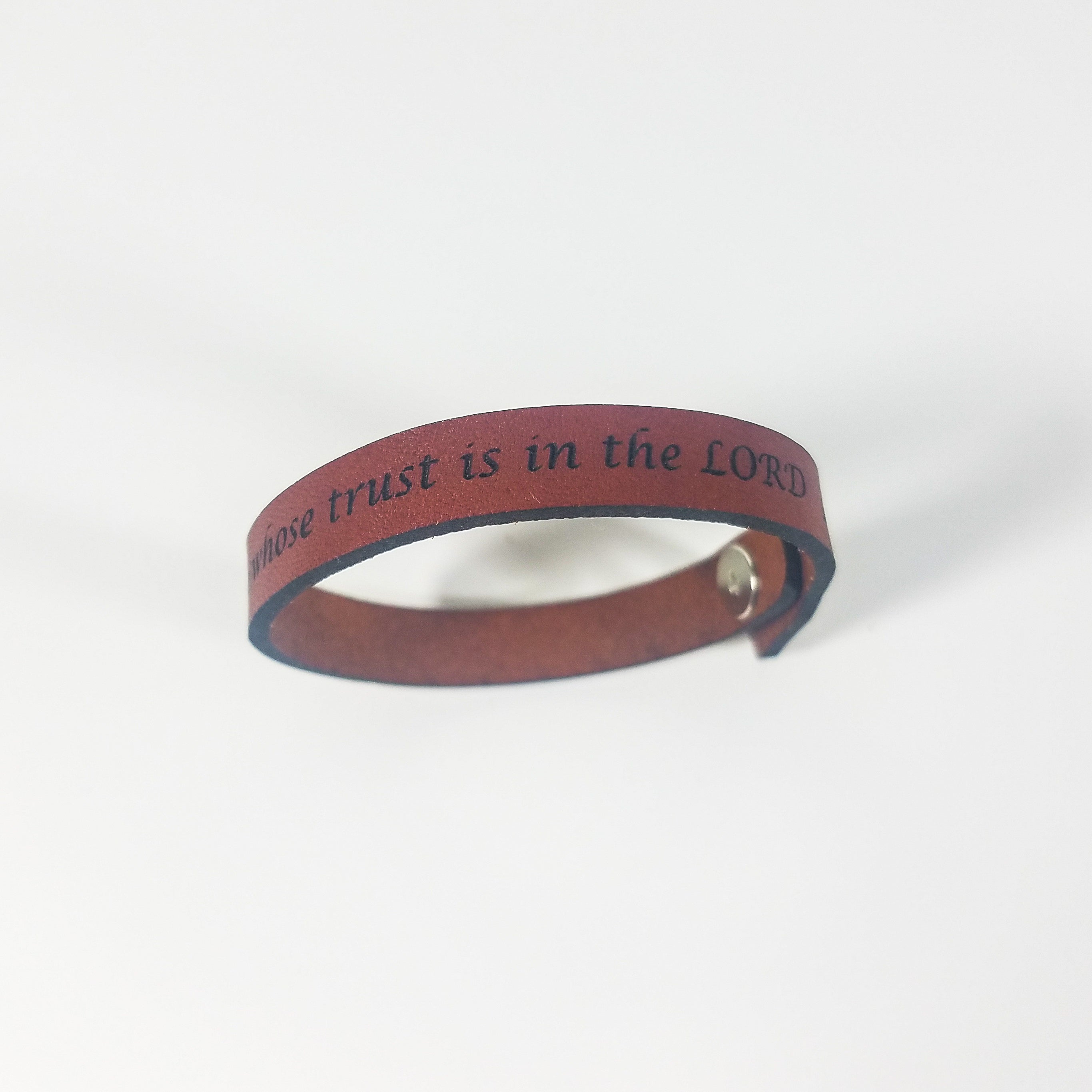 Spiritual Quote Bracelets - But blessed is the one whose trust is in the LORD