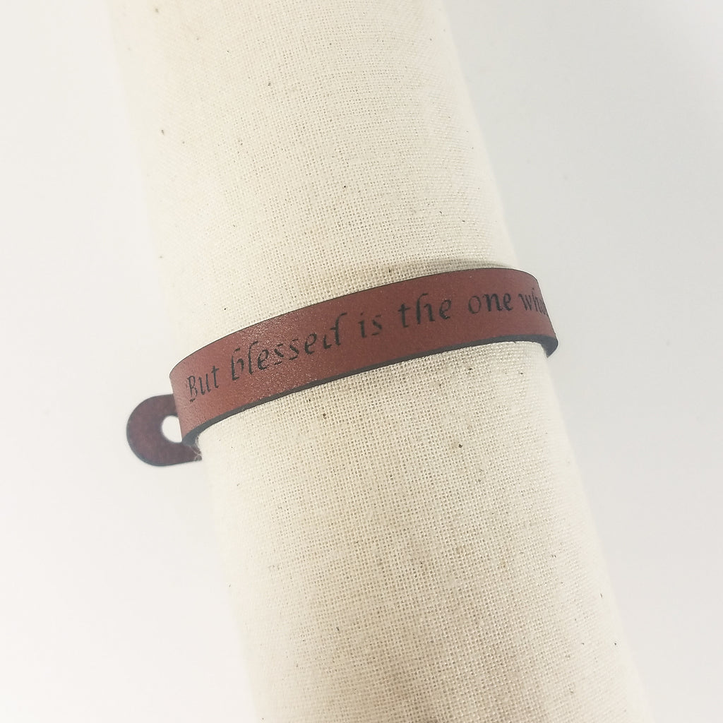 Spiritual Quote Bracelets - But blessed is the one whose trust is in the LORD