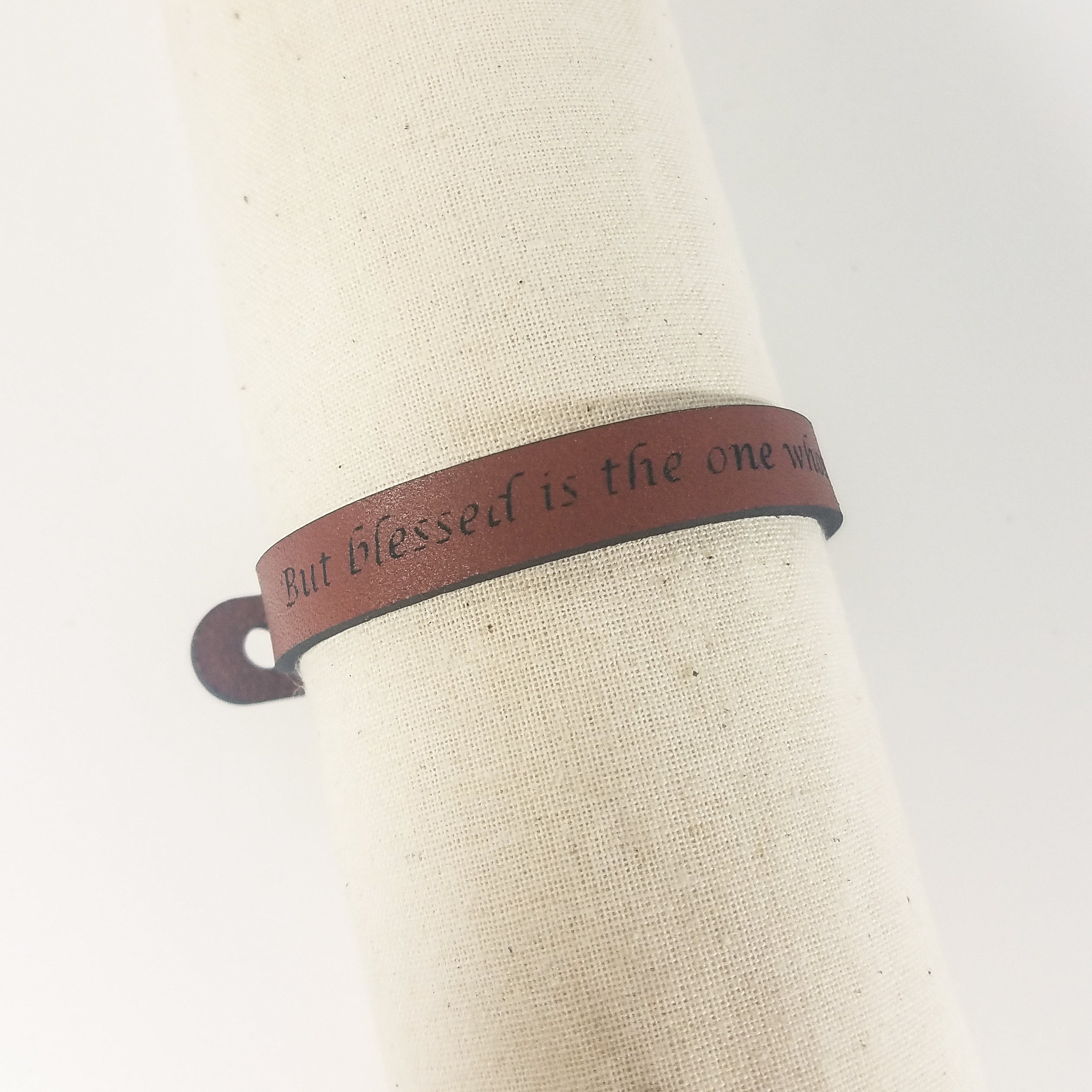 Spiritual Quote Bracelets - But blessed is the one whose trust is in the LORD