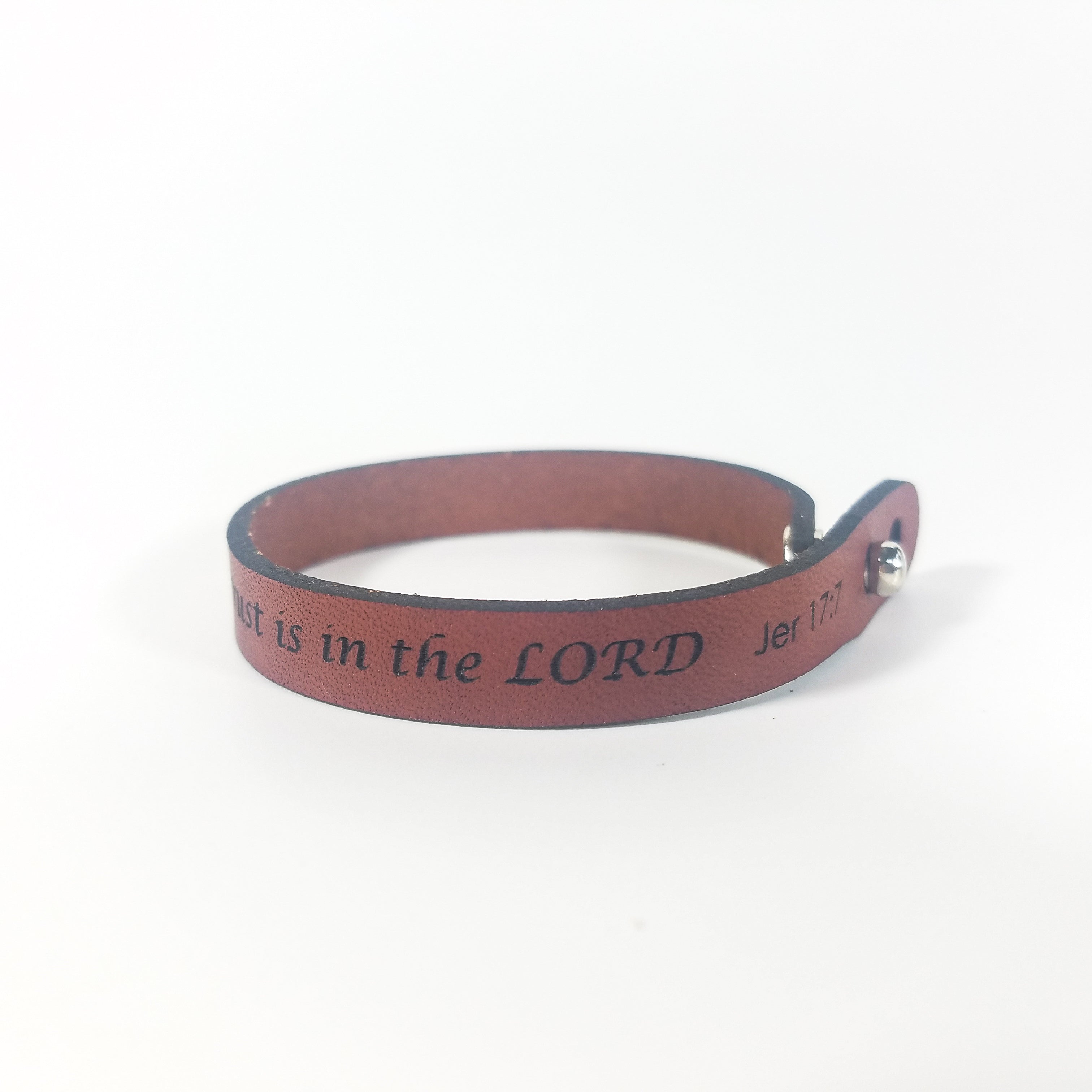 Spiritual Quote Bracelets - But blessed is the one whose trust is in the LORD