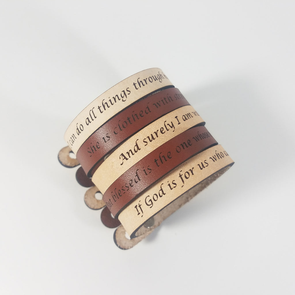 Spiritual Quote Bracelets - And surely I am with you always