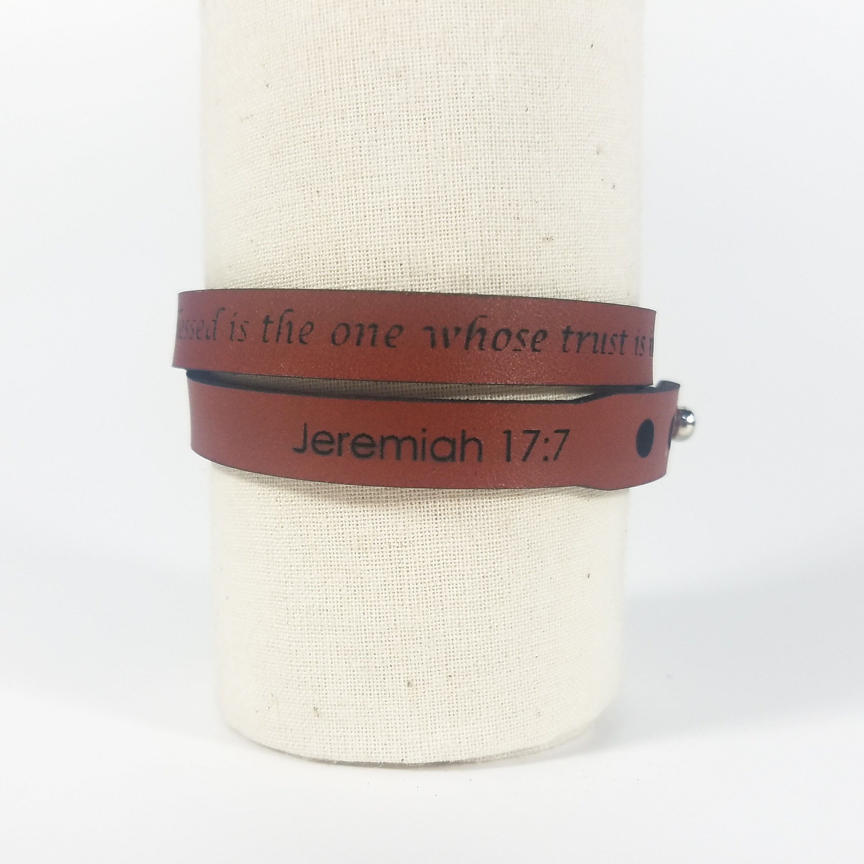 Spiritual Wrap Bracelets - But blessed is the one whose trust is in the LORD